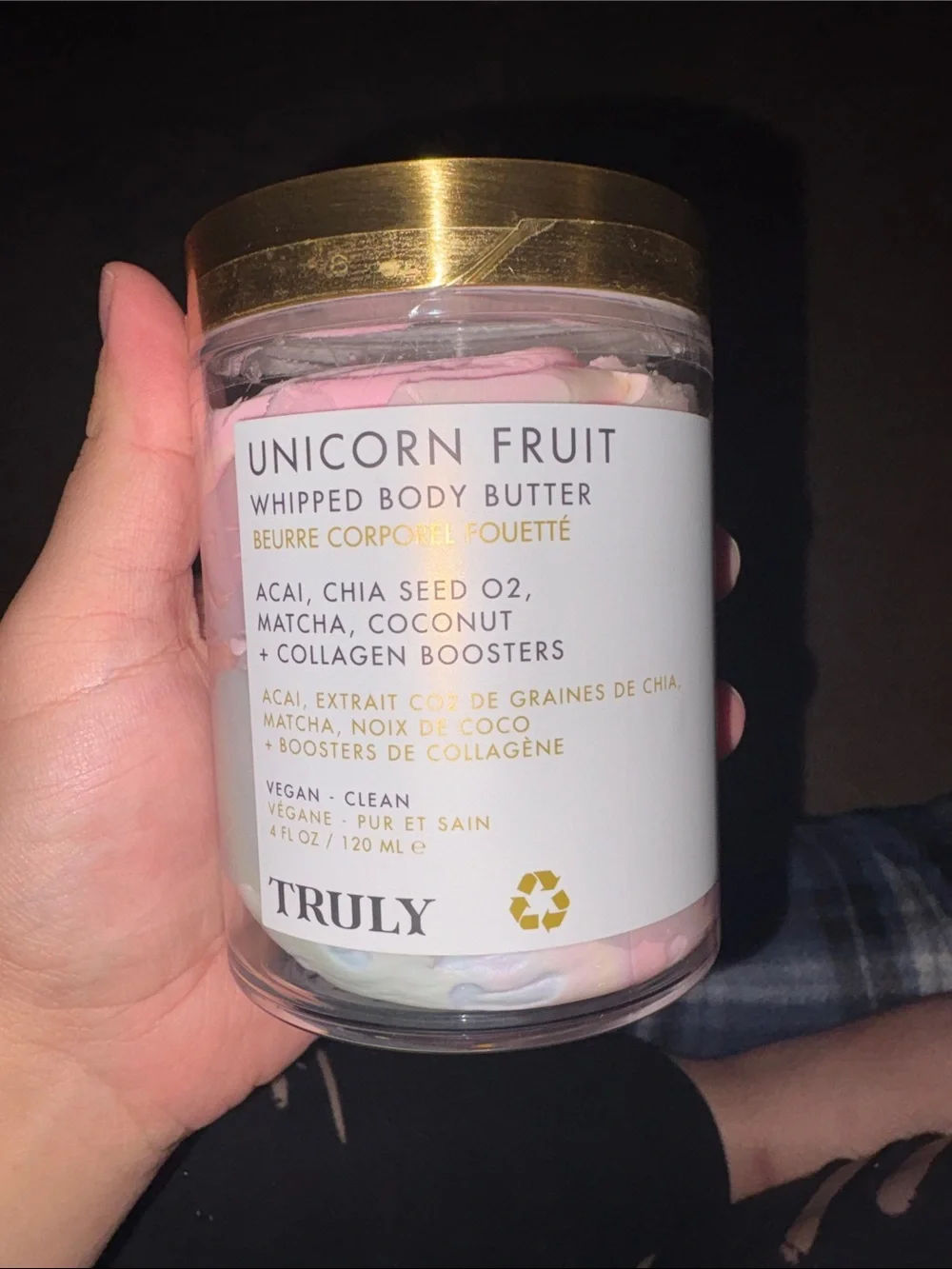 TRULY Unicorn Fruit Whipped Body Butter - Pink, White, Gold